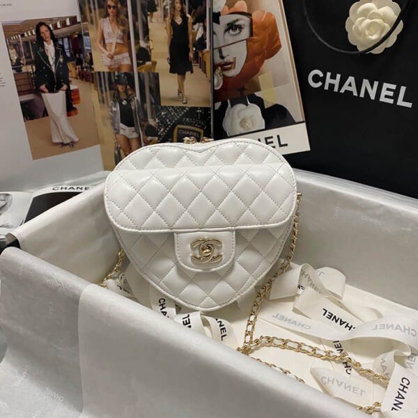 High Quality Copy Chanel Heart Lambskin Shoulder Bags AS3191