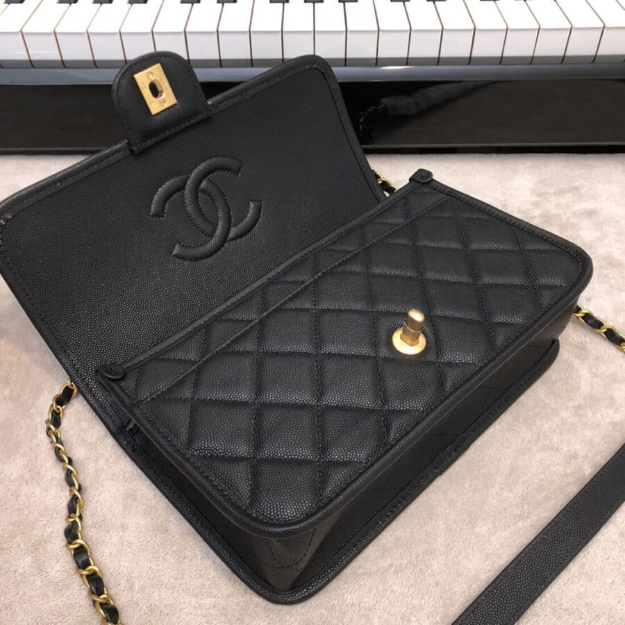 Chanel Caviar Wallet Small Handle Bag Best Replica AS3653