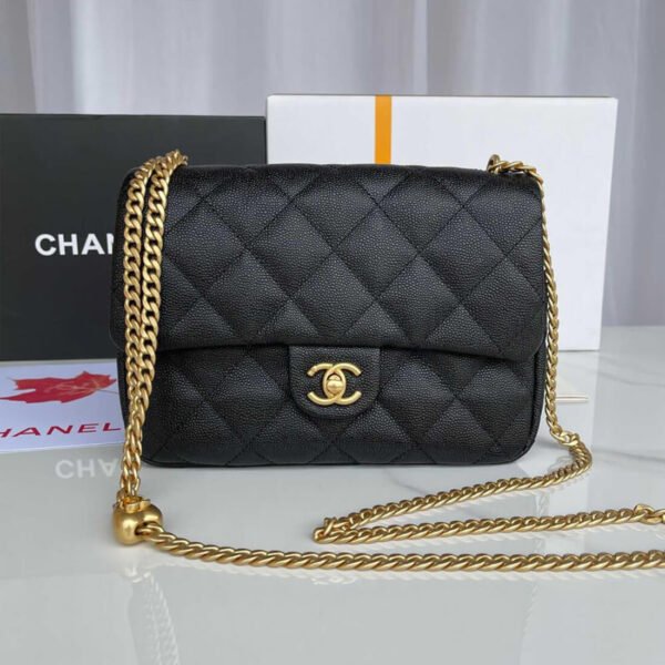 Best Copy Chanel Caviar Chain Flap Bag AS3921