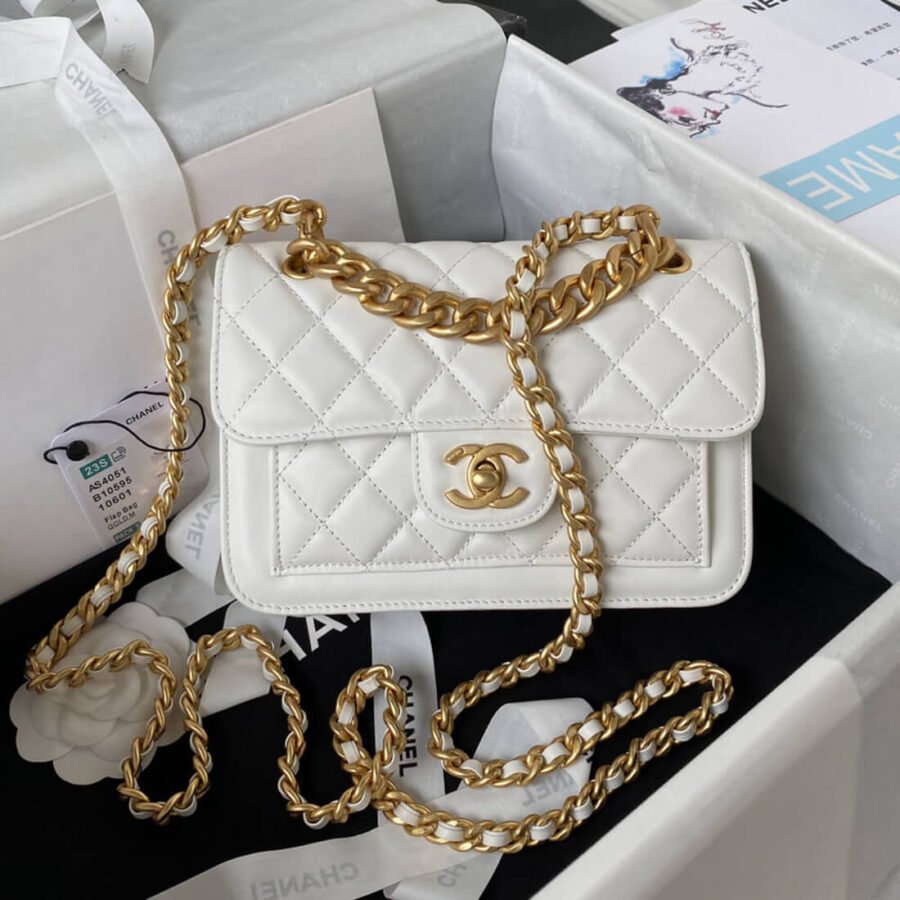 High Quality Copy Chanel Lambskin Classic Small Flap Bag AS4051