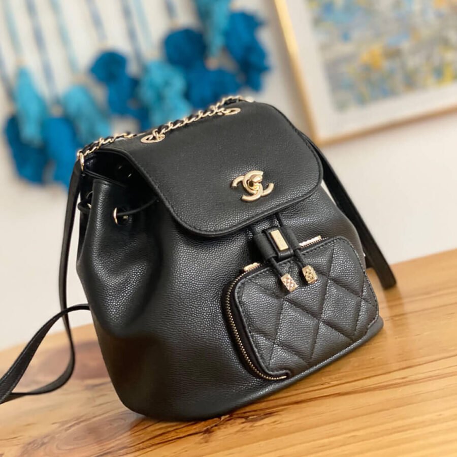 Chanel Caviar Flap Bag Backpack High Quality Replica AS3530