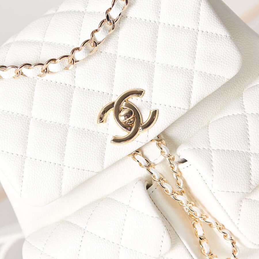 Chanel Mini Backpack Leather Double C Best Replica AS3860