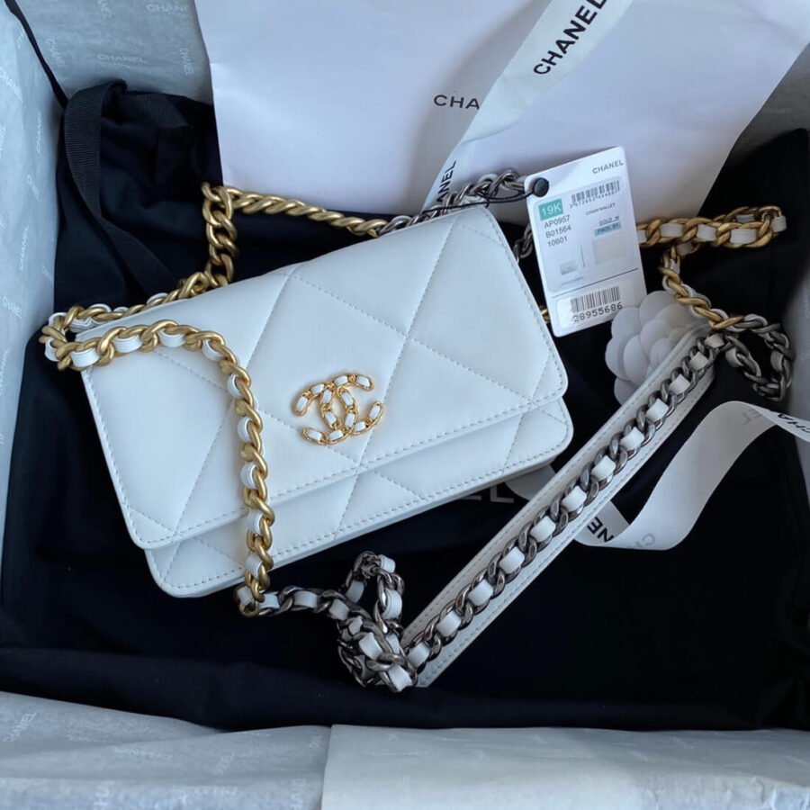 Chanel Wallet On Chain Lambskin Clutch Bag Best Copy AP0957