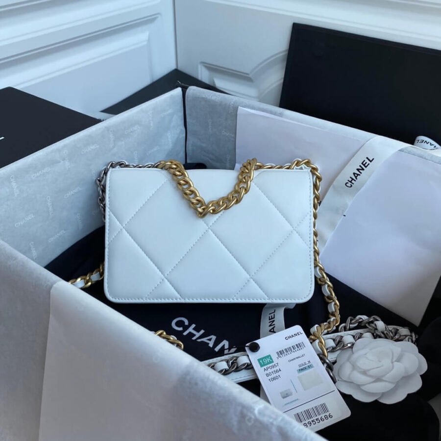 Chanel Wallet On Chain Lambskin Clutch Bag Best Copy AP0957