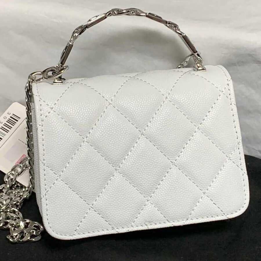 Chanel Mini Flap Bag CC Enamel Handbag Best Replica AP2758