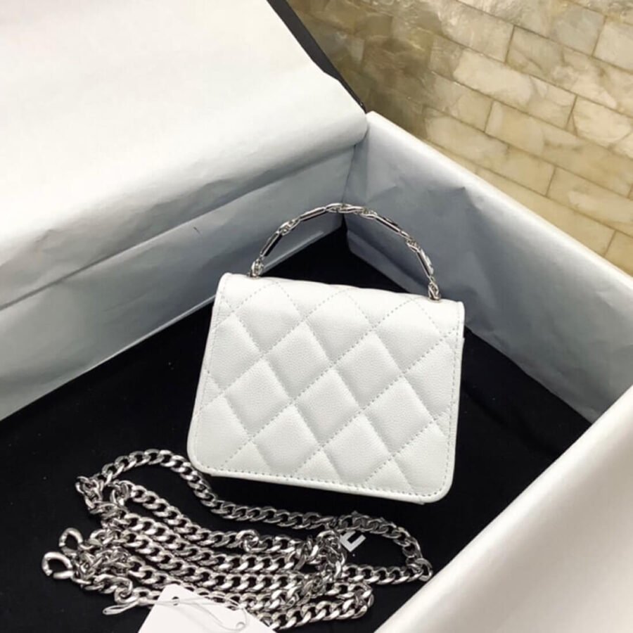 Chanel Mini Flap Bag CC Enamel Handbag Best Replica AP2758