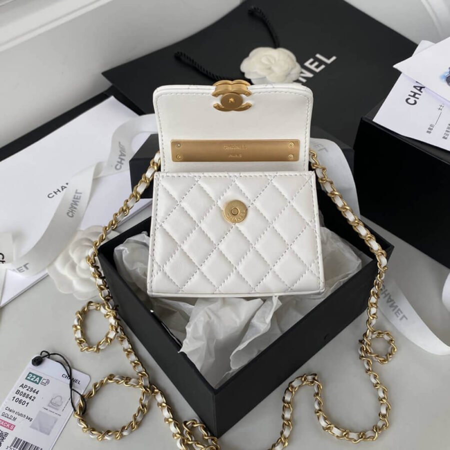 Chanel Mini Kelly Enamel Handle Bag High Quality Copy AP2944