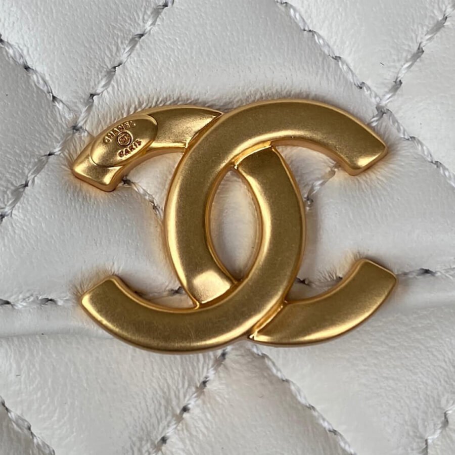 Chanel Mini Kelly Enamel Handle Bag High Quality Copy AP2944