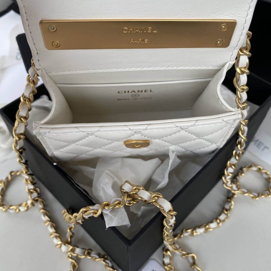 Chanel Mini Kelly Enamel Handle Bag High Quality Copy AP2944