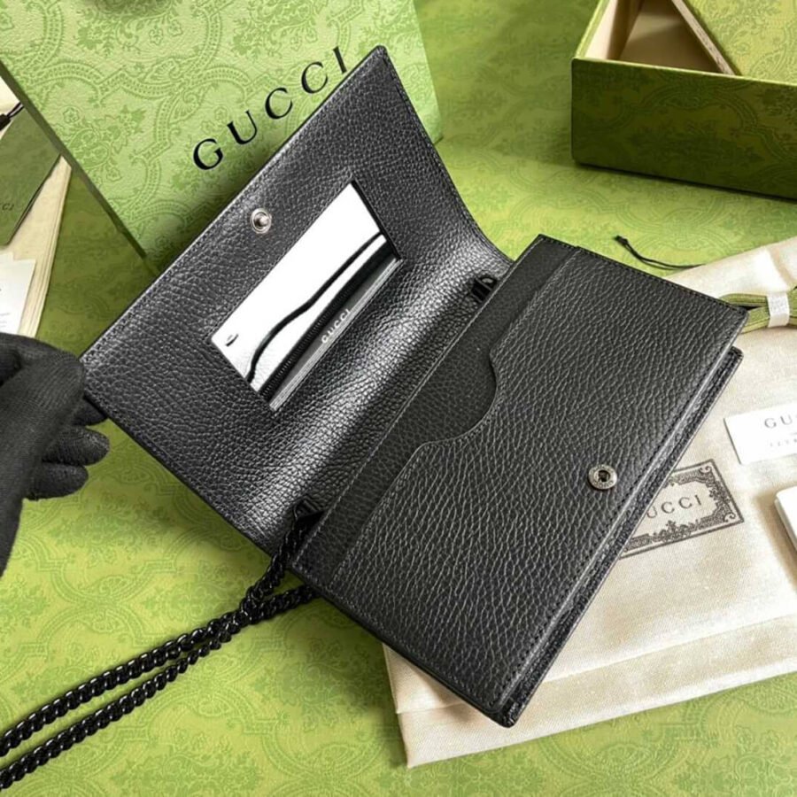 GG Marmont Keychain Wallet Gucci High Quality Replica 497985