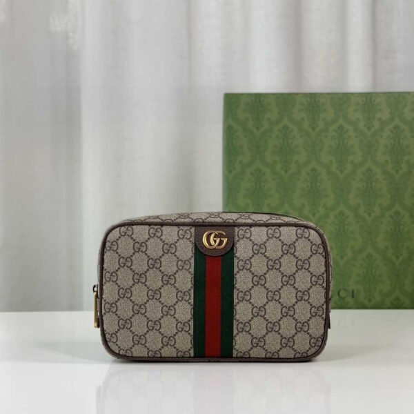 Copy Gucci Savoy Web Makeup Bag 760019