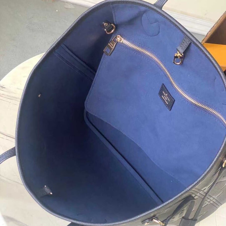 Louis Vuitton Neverfull MM Blue Replica Handbag M45685